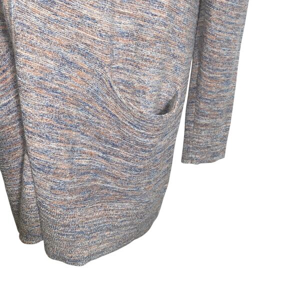 Madewell blue multicolor pocket open cardigan thin lightweight size Small - Picture 2 of 6